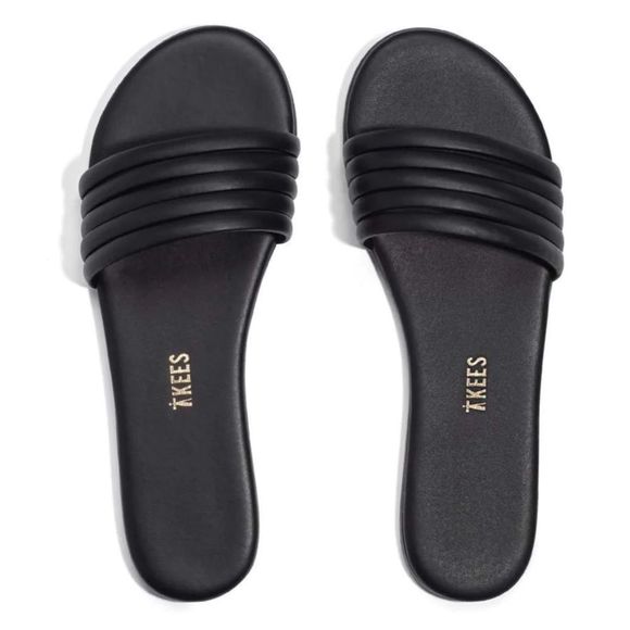 TKEES Shoes - Tkees • Black Serena slides